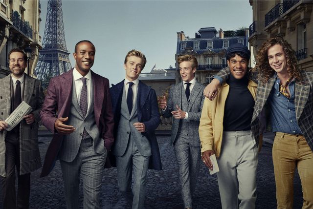 Social group, Suit, Fun, Jeans, White-collar worker, Photography, Team, Style, 