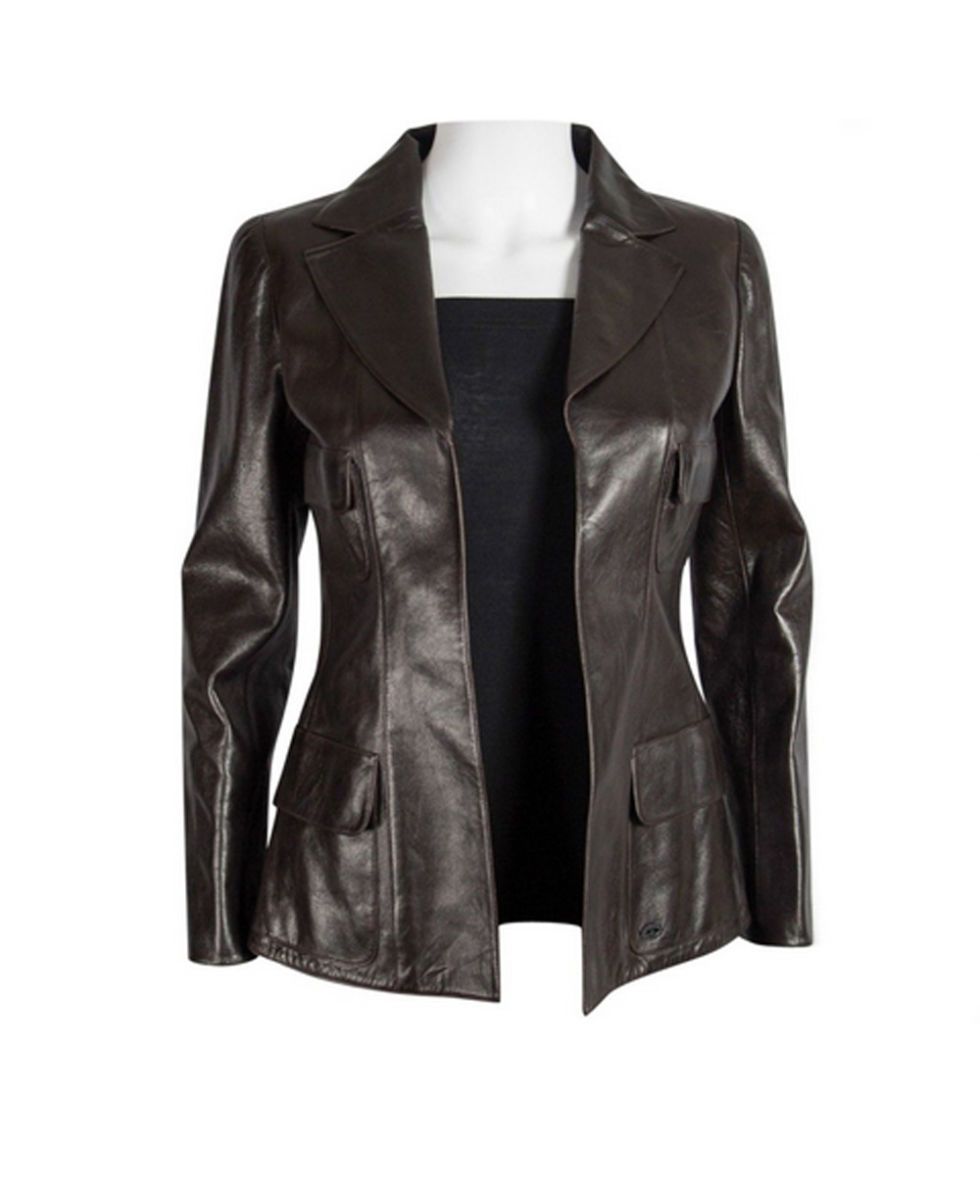 Clothing, Jacket, Leather, Outerwear, Leather jacket, Sleeve, Blazer, Textile, Top, 
