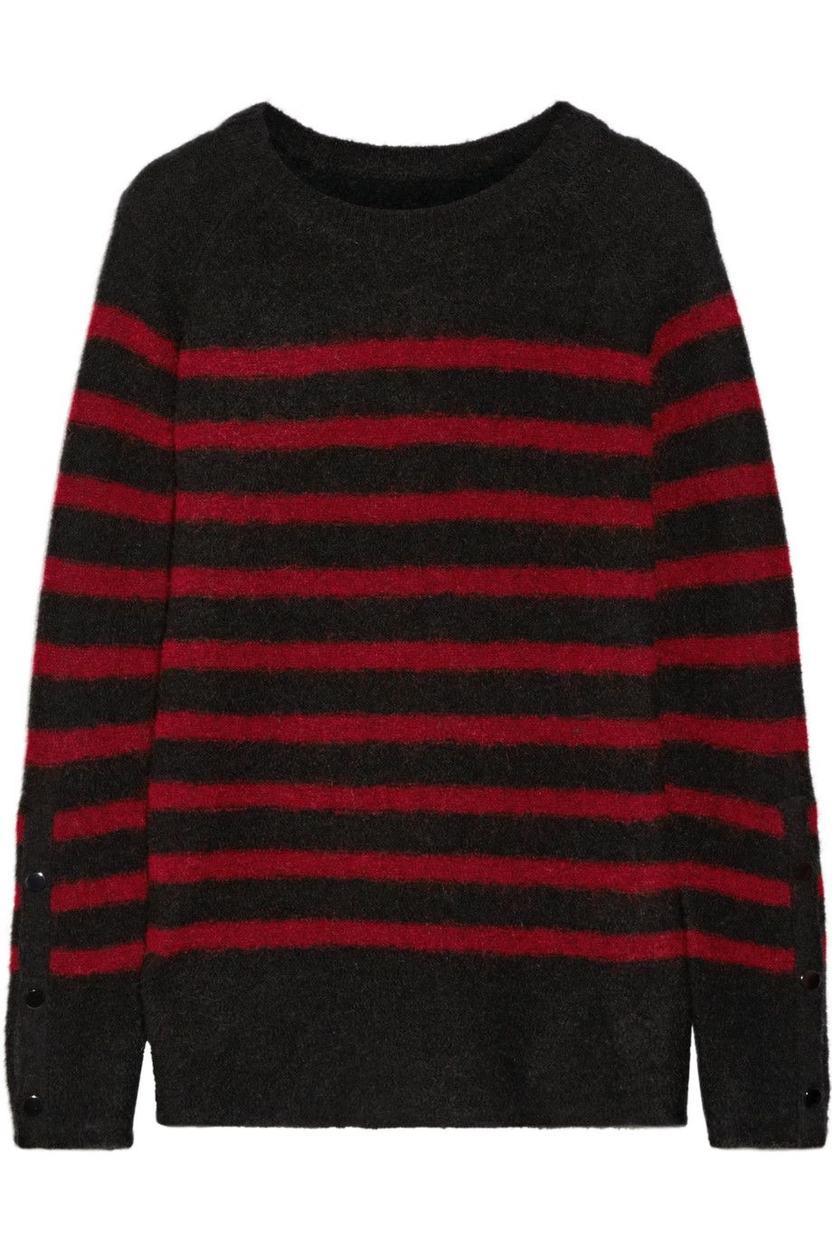 Clothing, Sweater, Black, Sleeve, Red, Wool, Long-sleeved t-shirt, Woolen, Outerwear, Jersey, 