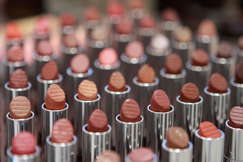 Cosmetics, Lipstick, Brown, Pink, 