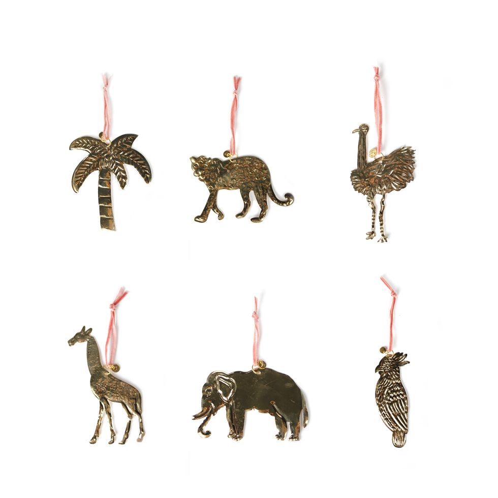 Giraffe, Giraffidae, Animal figure, Holiday ornament, Wildlife, 