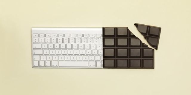 Chocolate bar, Chocolate, Technology, Font, Computer keyboard, Electronic device, Numeric keypad, Square, Rectangle, 
