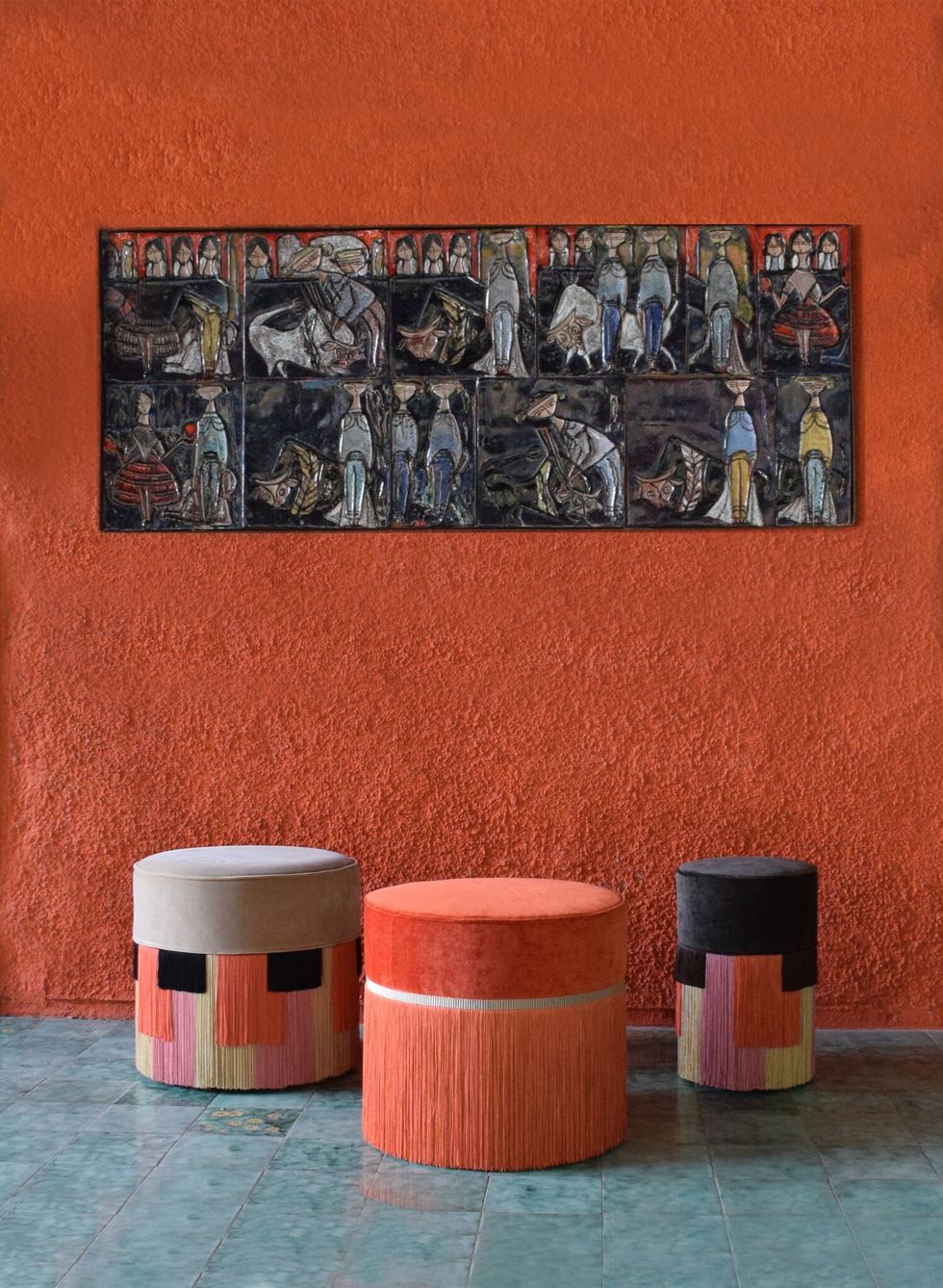 Orange, Wall, Art, Paint, Still life, earthenware, Ceramic, 