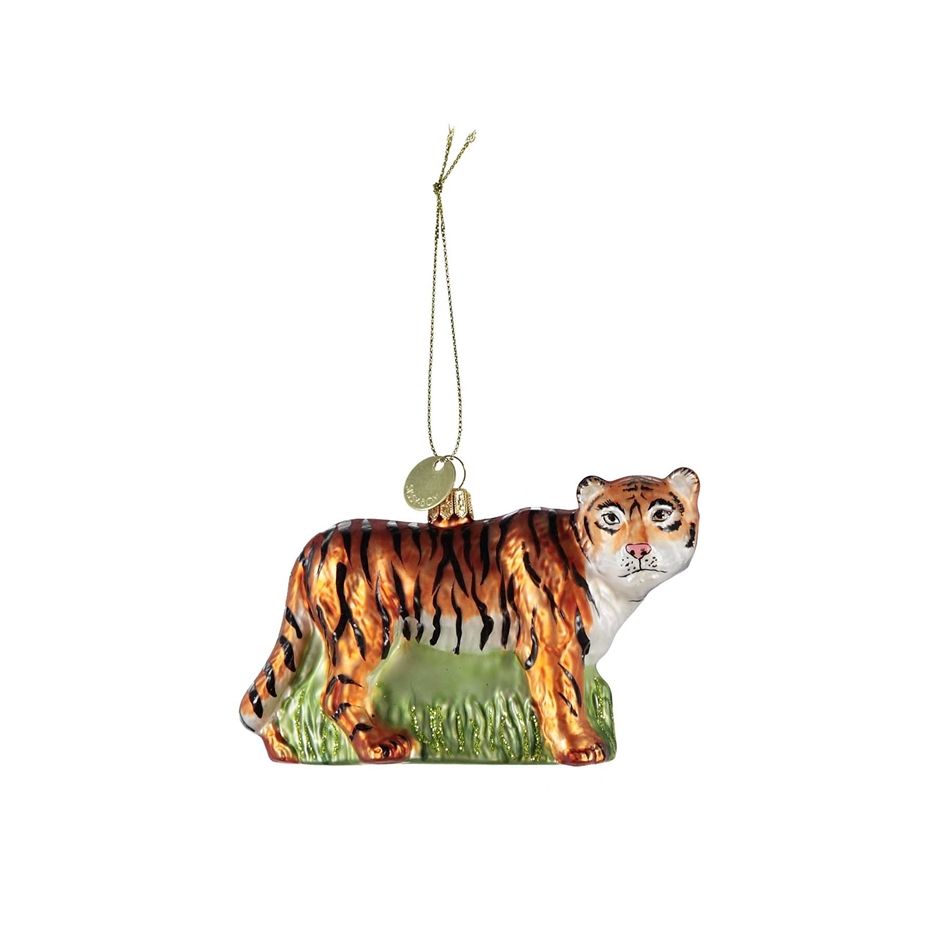 Bengal tiger, Felidae, Animal figure, Tiger, Wildlife, Big cats, Carnivore, Holiday ornament, Siberian tiger, 