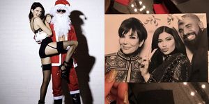 Fashion, Santa claus, Stocking, Fictional character, Art, Photography, Christmas, Christmas eve, Collage, Style, 