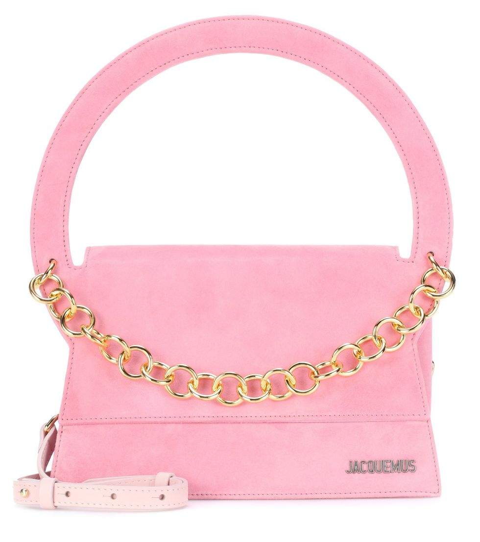 Pink, Fashion accessory, Bag, Handbag, Shoulder bag, Chain, Jewellery, Magenta, 
