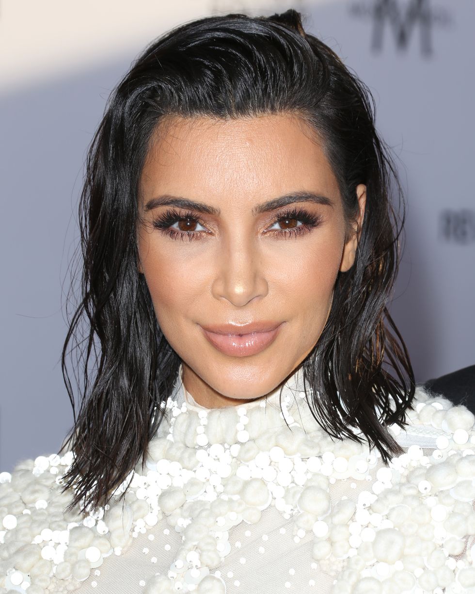Kim Kardashian Lob Hair