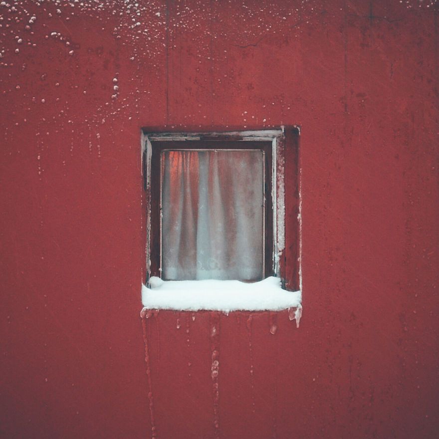 Red, Wall, Window, Material property, Rectangle, Tints and shades, 