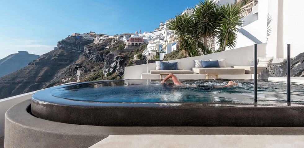 Hotel Santorini zwembad