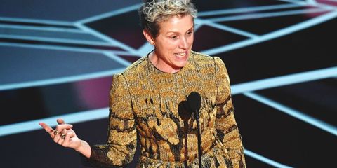 Oscars 2018: Frances McDormands speech