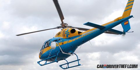 Helicopter, Rotorcraft, Mode of transport, Aircraft, Blue, Daytime, Natural environment, Transport, Air travel, Helicopter rotor, 