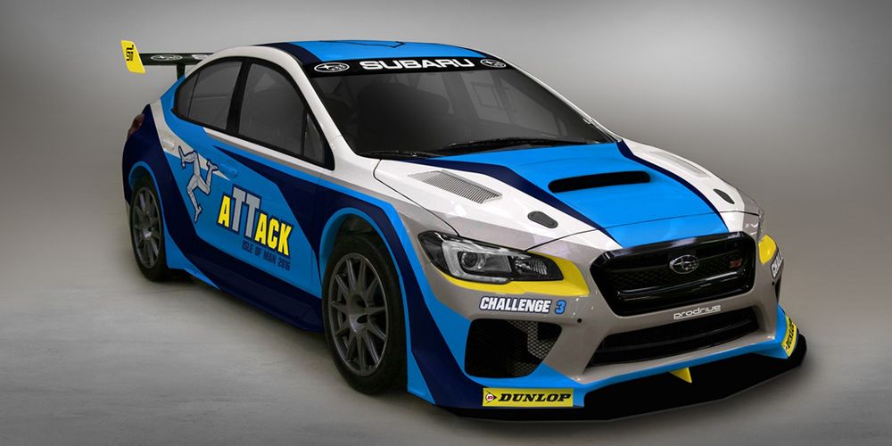 Subaru Regresa A La Isla De Man Con Este Wrx Sti De Prodrive