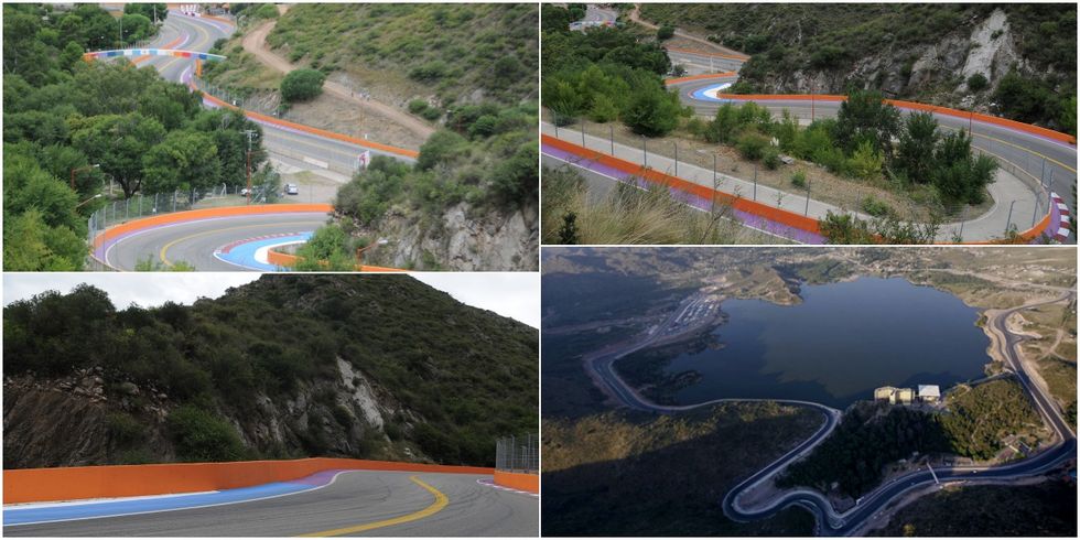 Road, Race track, Asphalt, Thoroughfare, Geological phenomenon, Infrastructure, Aerial photography, Mountain pass, Sport venue, Reservoir, 