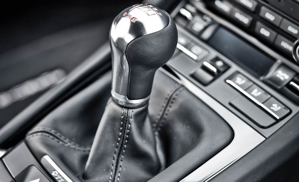 Gear shift, Car, Vehicle, Luxury vehicle, Center console, Steering wheel, Auto part, Porsche, 
