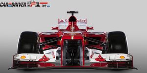 Automotive design, Open-wheel car, Automotive tire, Automotive exterior, Car, Red, Race car, Formula one, Motorsport, Racing, 