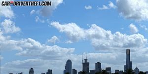 Sky, Daytime, Cloud, Tower block, City, Urban area, Metropolitan area, Tower, Commercial building, Horizon, 