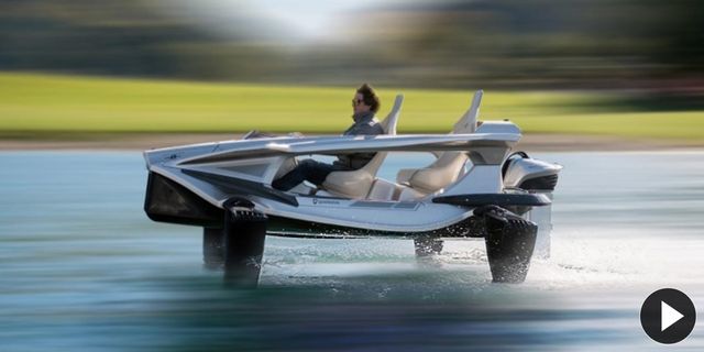 Automotive design, Watercraft, Boat, Reflection, Speedboat, 