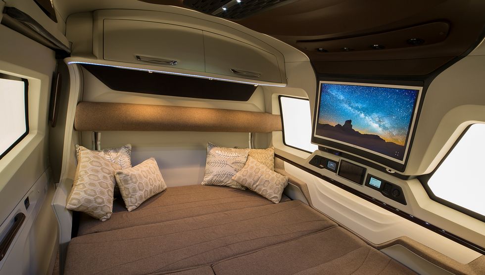Luxury vehicle, Room, Car, Vehicle, Automotive design, Interior design, Furniture, RV, Limousine, 