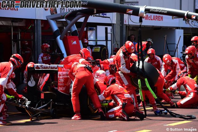 Red, Race track, Team, Carmine, Sports gear, Pit stop, Fan, Crew, Fictional character, 