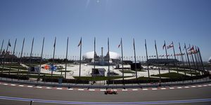 Sport venue, Sky, Race track, Vehicle, Infrastructure, Marina, Stadium, Flag, Tourism, City, 