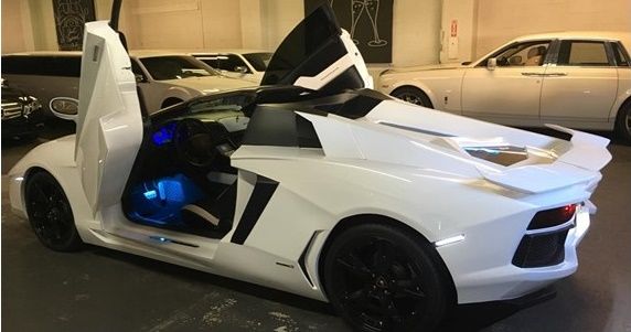 Lamborghini Aventador por  euros? No, es una réplica