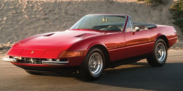 Land vehicle, Vehicle, Car, Ferrari daytona, Coupé, Sports car, Classic car, Sedan, Convertible, Automotive wheel system, 