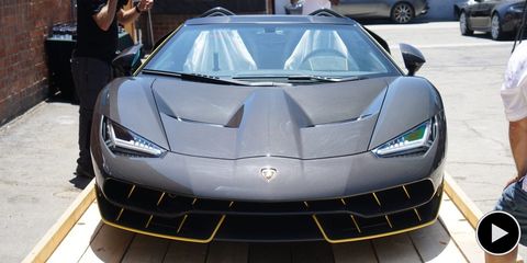 El primer Lamborghini Centenario Roadster llega a .