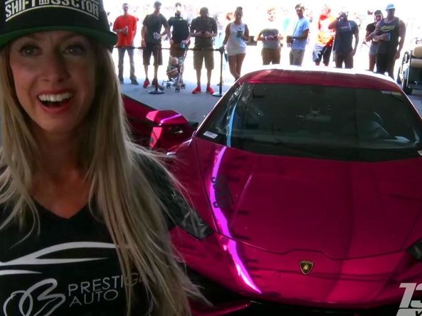 Te presentamos a la mujer más rápida del mundo y a su Lamborghini