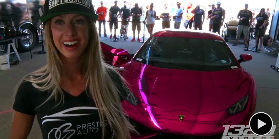 Te presentamos a la mujer más rápida del mundo y a su Lamborghini