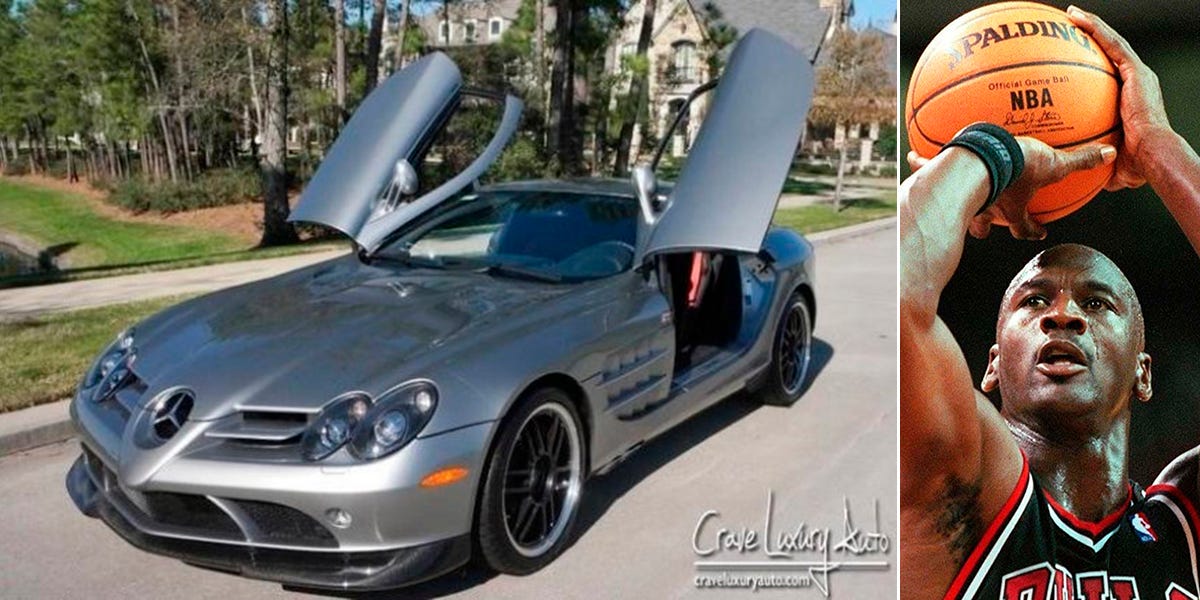 El Mercedes SLR McLaren de Michael Jordan está en venta