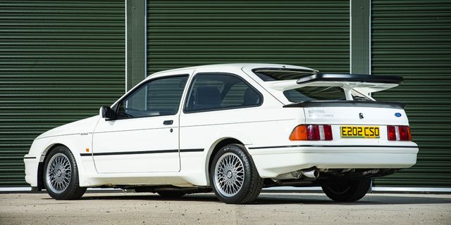 Land vehicle, Vehicle, Car, Race car, Coupé, Group A, Ford sierra rs cosworth, Classic car, Personal luxury car, Sports car, 