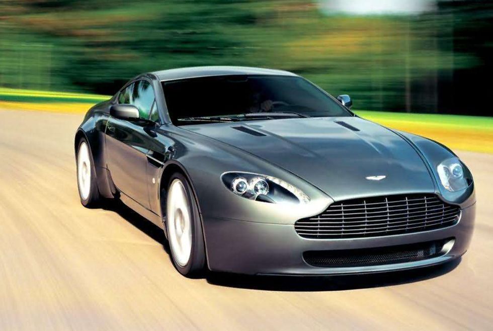 Land vehicle, Vehicle, Car, Sports car, Automotive design, Aston martin vantage, Performance car, Aston martin v8 vantage (2005), Coupé, Personal luxury car, 