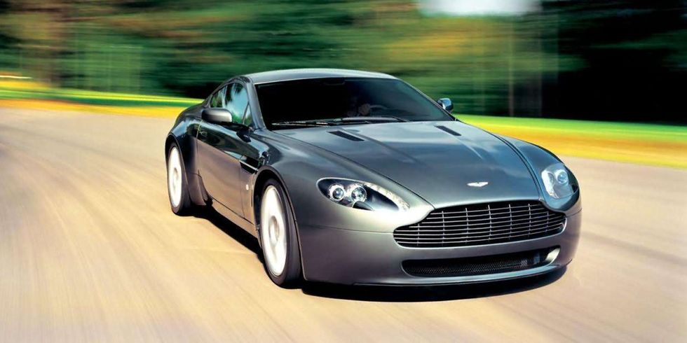 Land vehicle, Vehicle, Car, Sports car, Automotive design, Aston martin vantage, Performance car, Aston martin v8 vantage (2005), Coupé, Personal luxury car, 