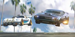 Land vehicle, Vehicle, Car, Sports car, Coupé, Racing video game, Classic car, Sedan, Performance car, Supercar, 