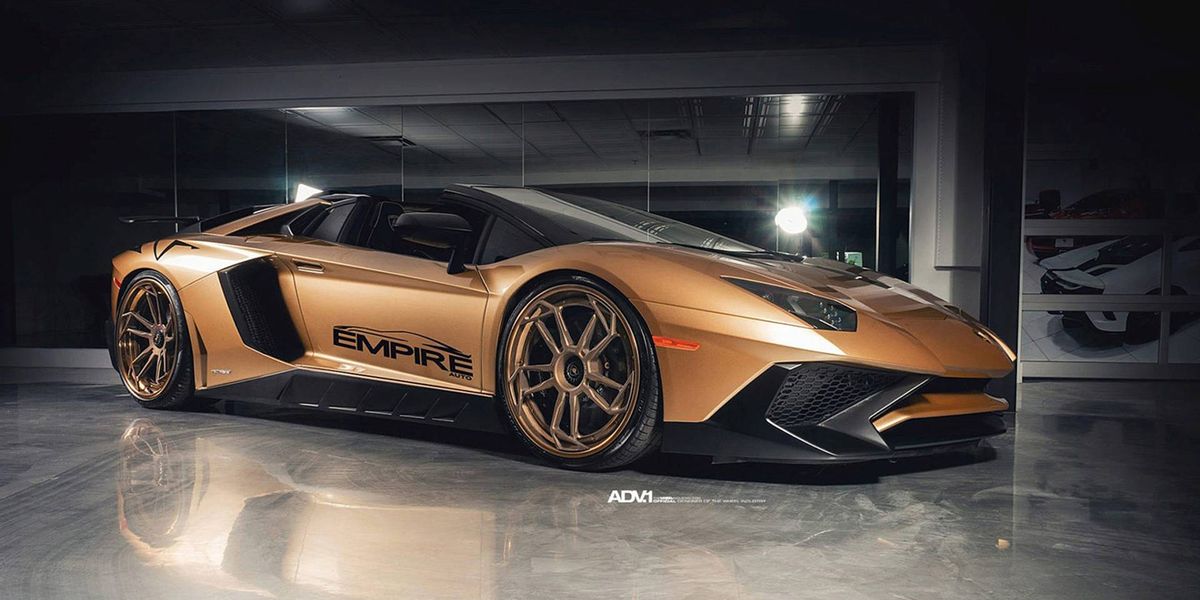 El Lamborghini Aventador SV de Empire Auto es el último sueño dorado