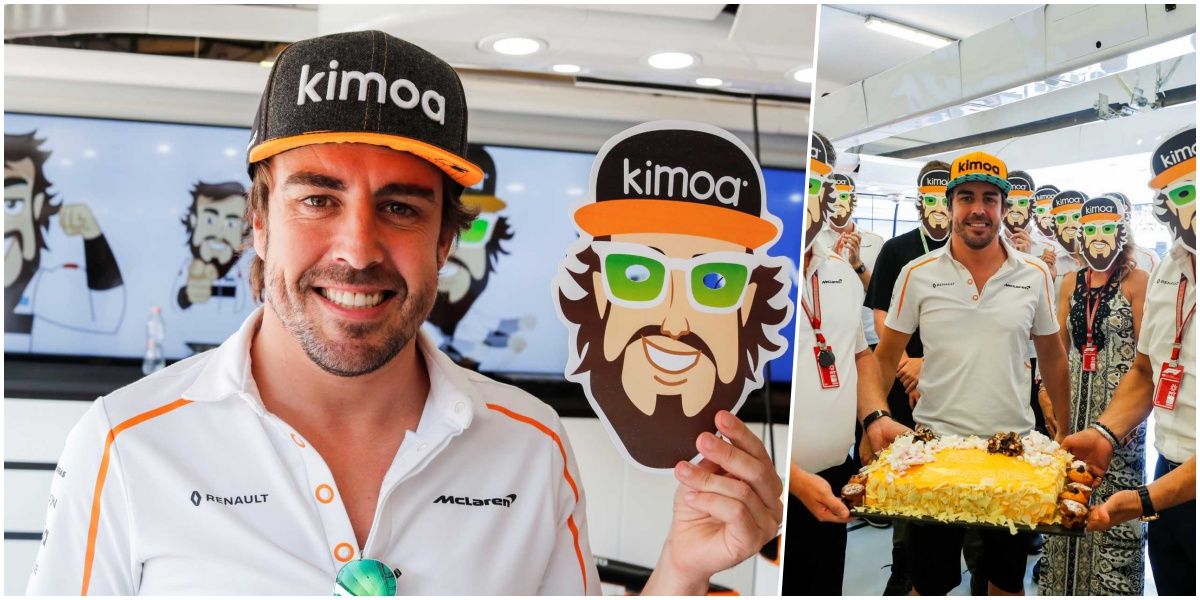  Así celebró Fernando Alonso su cumpleaños junto a McLaren