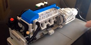 Engine, Auto part, Vehicle, Space, Lego, Toy, Automotive engine part, Machine, Engineering, 