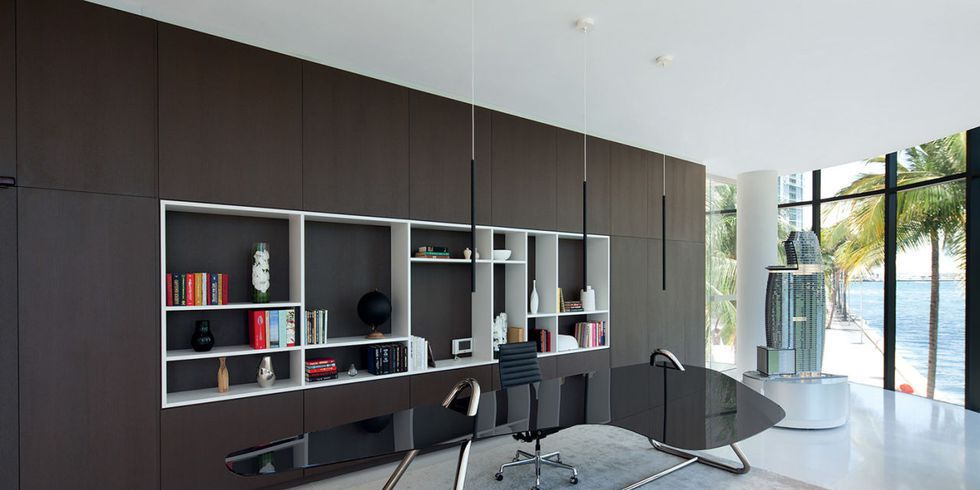 Furniture, Room, Interior design, Property, Shelf, Building, Living room, Shelving, Table, Wall, 