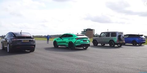 Duelo De Suvs Lamborghini Urus Vs Range Rover Sport Svr Vs