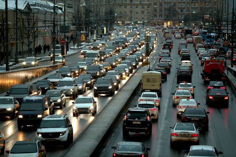 Motor vehicle, Traffic, Traffic congestion, Urban area, Thoroughfare, Transport, Metropolitan area, Mode of transport, Vehicle, Metropolis, 