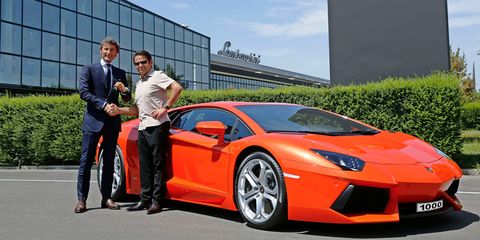 Lamborghini entrega el Aventador número 