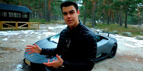 Detenido un youtuber español por conducir un Lamborghini Huracán a 228 km/h