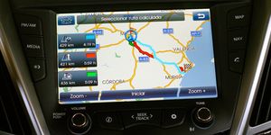 Electronic device, Display device, Gps navigation device, Technology, Electronics, Gadget, Automotive navigation system, Multimedia, Flat panel display, Map, 