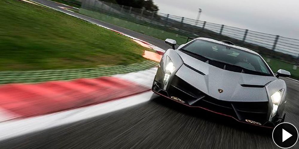 El Lamborghini Veneno sale a pista: Arriba los decibelios