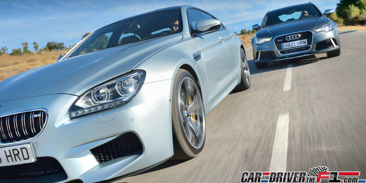 BMW M6 Gran Coupé Vs. Audi RS 6 Avant: Bestias en estampida