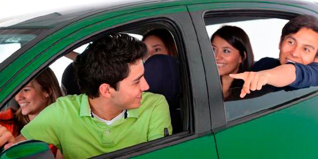 Head, Motor vehicle, Nose, Mouth, Fun, Vehicle door, Photograph, Car, Facial expression, Car seat, 