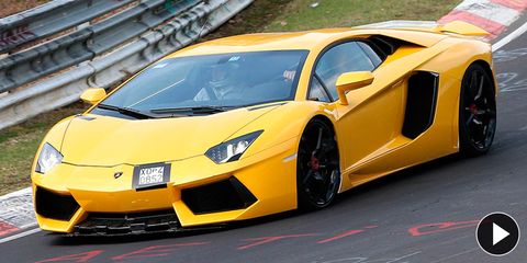 El Lamborghini Aventador SV hace honor a su nombre con un 6: en  Nürburgring