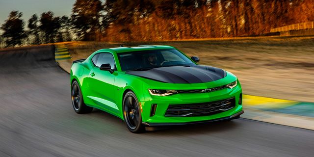 Automotive design, Vehicle, Green, Hood, Chevrolet camaro, Headlamp, Infrastructure, Automotive tire, Automotive lighting, Performance car, 