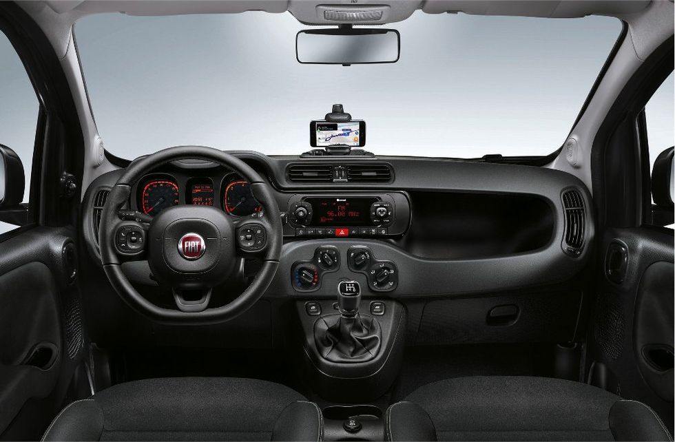 Land vehicle, Vehicle, Car, City car, Center console, Steering wheel, Fiat, Subcompact car, Fiat, 