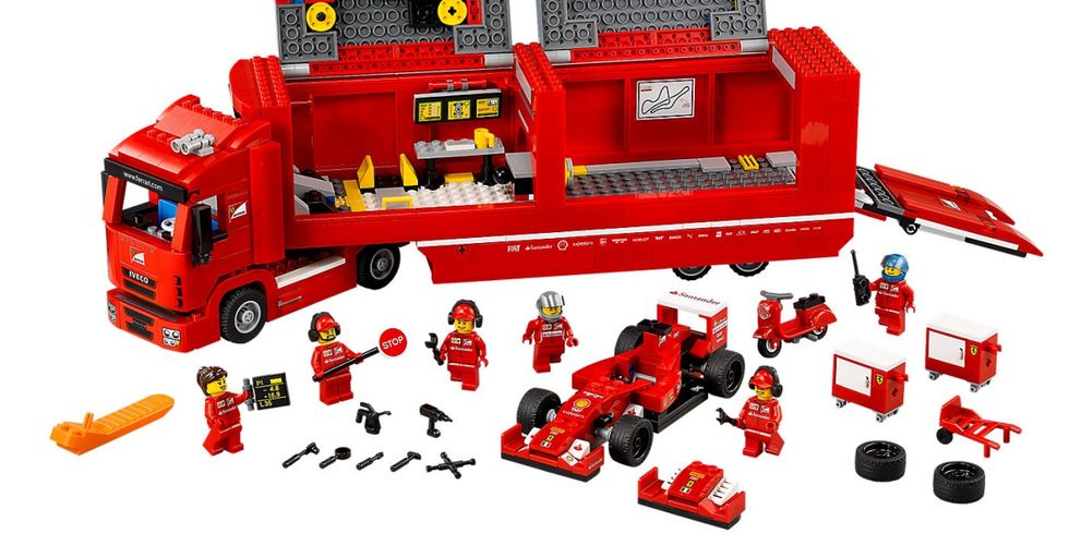 Toy, Fire apparatus, Lego, Motor vehicle, Playset, Vehicle, Toy vehicle, Construction set toy, Emergency vehicle, Truck, 